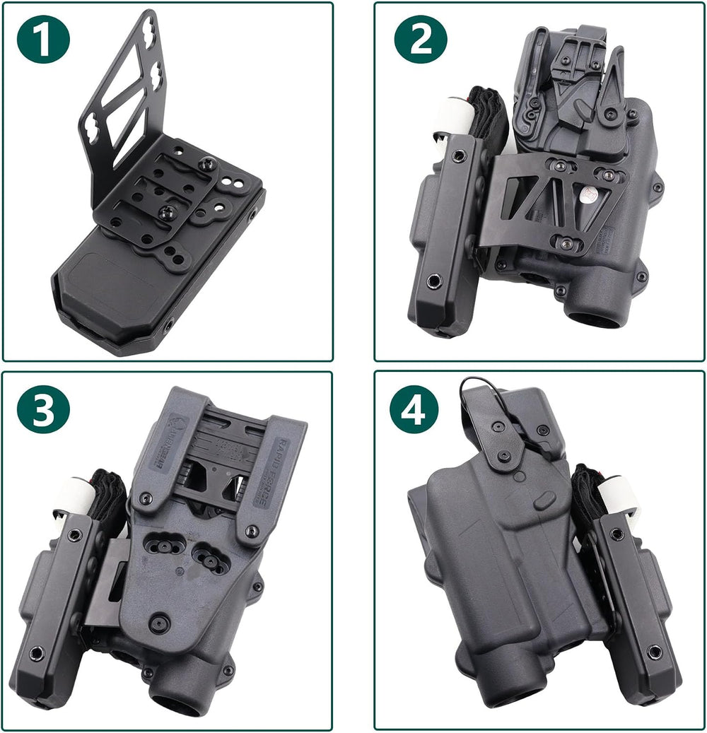 Holster Tourniquet Mount HAM for Alien Gear Rapid Force Series 3-Hole Right o...