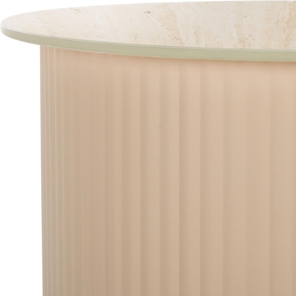 SAFAVIEH Home Collection - MTP Medium Side Table, Beige Ceramic Accent Table ...