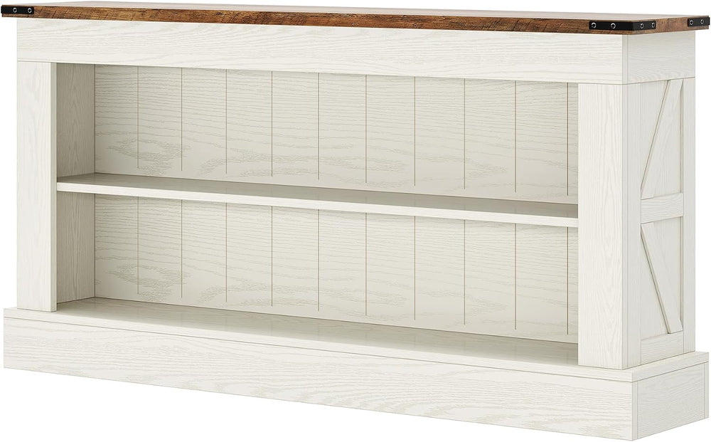Tribesigns 63" Console Table, 3-Tier Entryway Table with Storage Shelves...