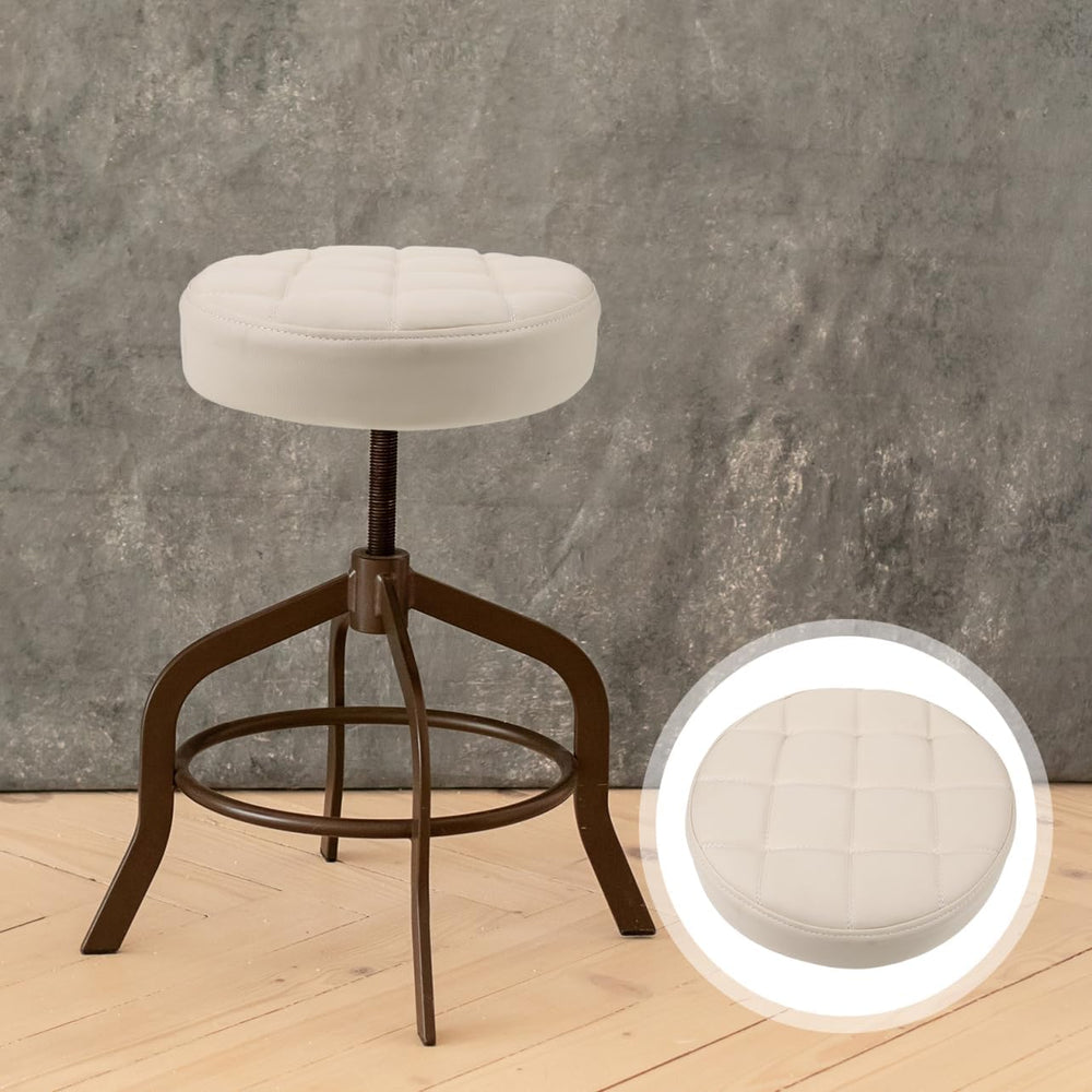 PRETYZOOM Round Stool Modern Bar Stool Cushion Dia.12.6 Replacement Seat Acce...