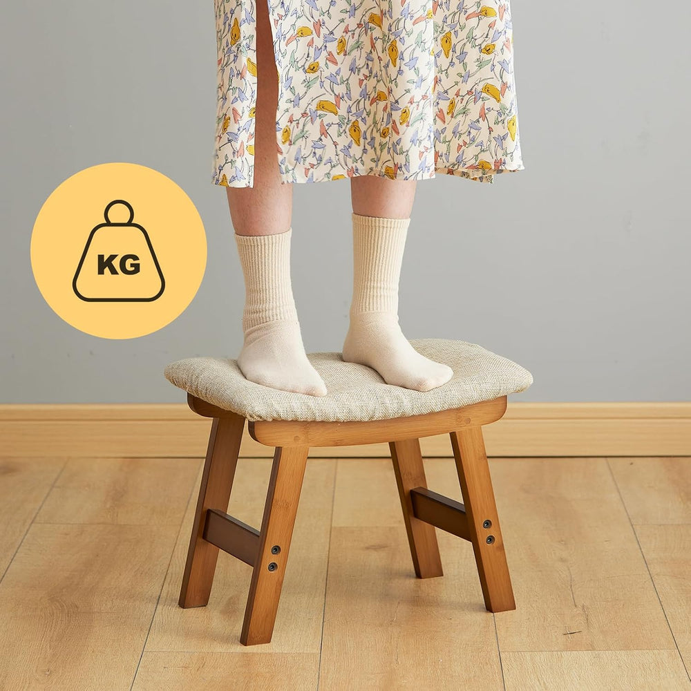 Foot Stool Ottoman Foot Rest Under Desk,Small Stool for Living Room, Bedroom ...