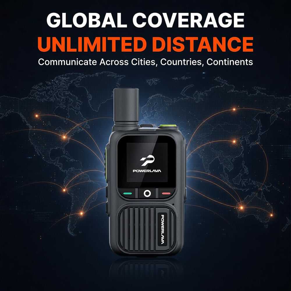 Lifetime Free Walkie Talkies Long Range 4G LTE Radios Global PoC Radios