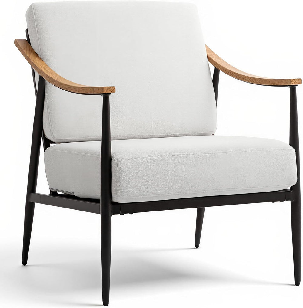 RNKSFX Modern Accent Chair for Living Room Bedroom Mid Century Arm Chair Upho...