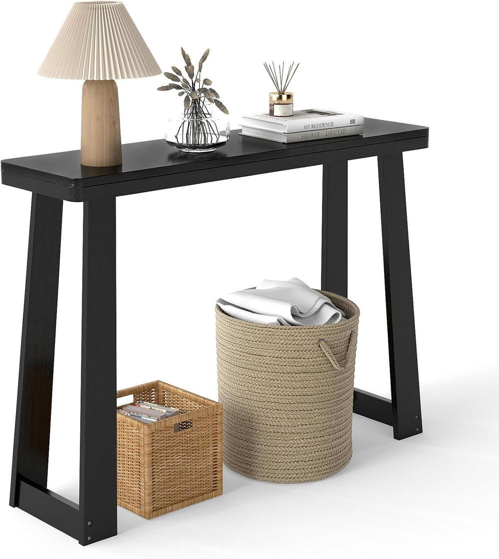 GIANTEX 43” Narrow Long Console Table, Modern Entryway Table | Behind Couch S...
