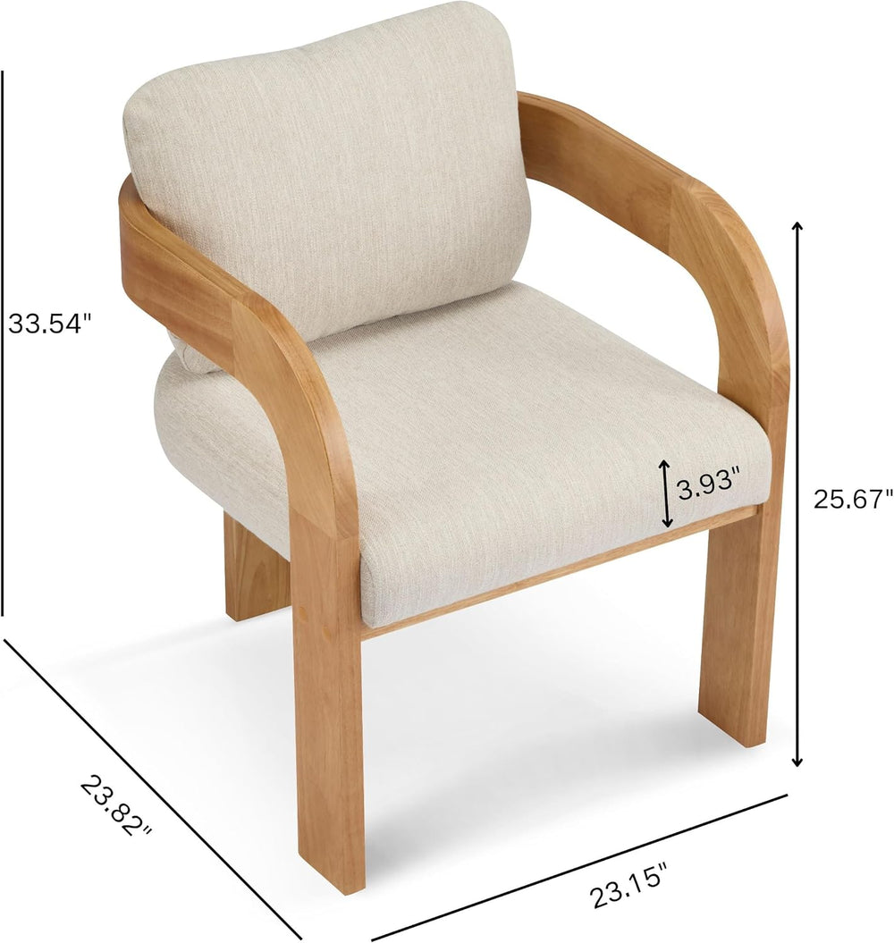 Christopher Knight Home Yorick Modern Dining Chair Set of 2 with Cushion, Sol...