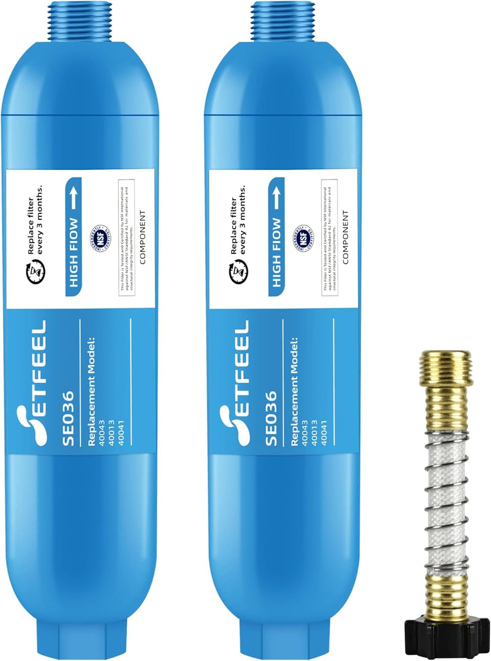 RV Water Filter, NSF Certified Camper Water Filter For RV Garden, Camping Mus...