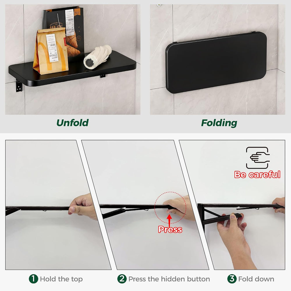 Wall Mounted Folding Table, Folding Desk, The Preferred Choice for Garages an...