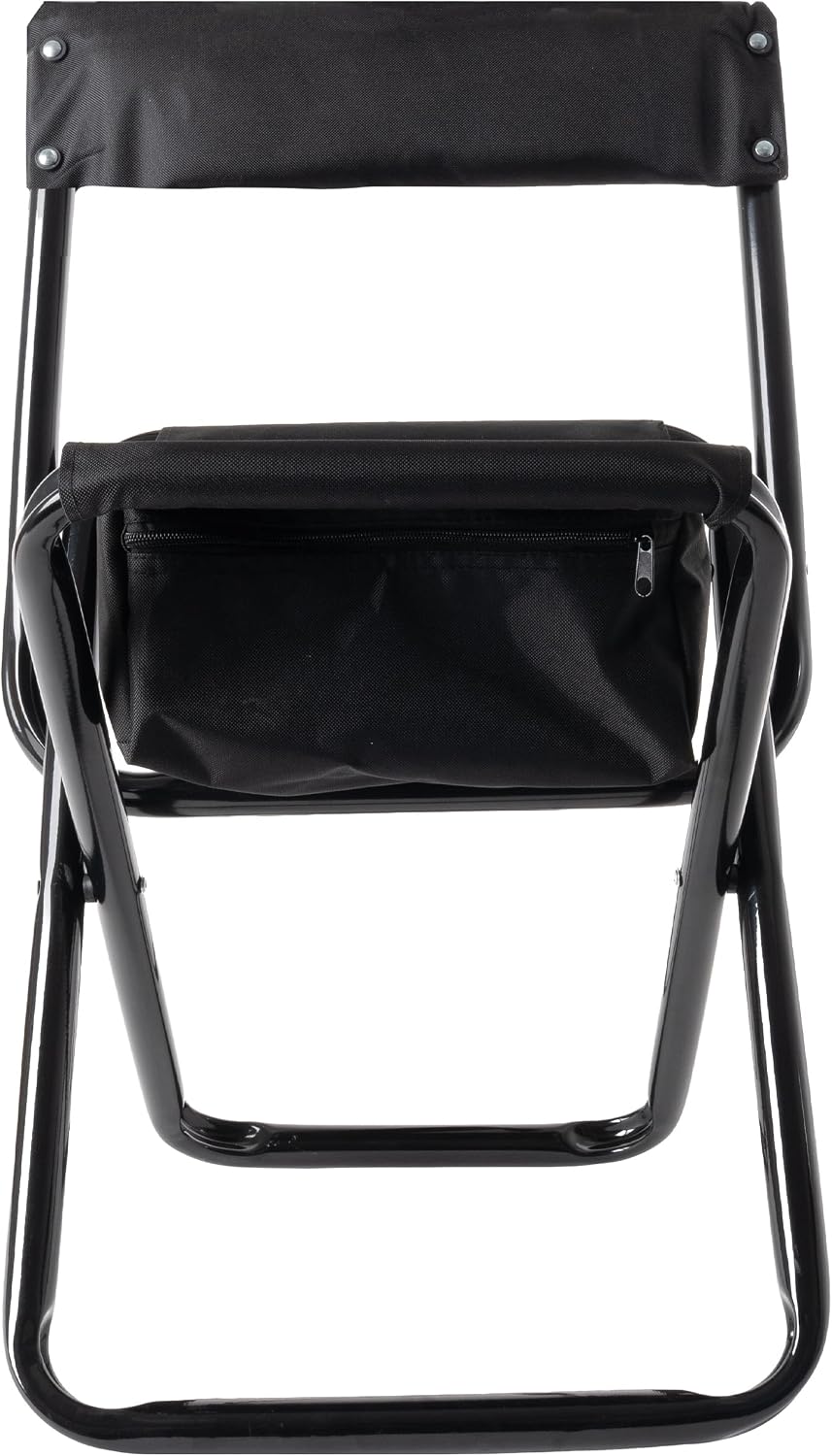 Rothco Deluxe Folding Stool with Back & Pouch - Portable Seating for Outd...