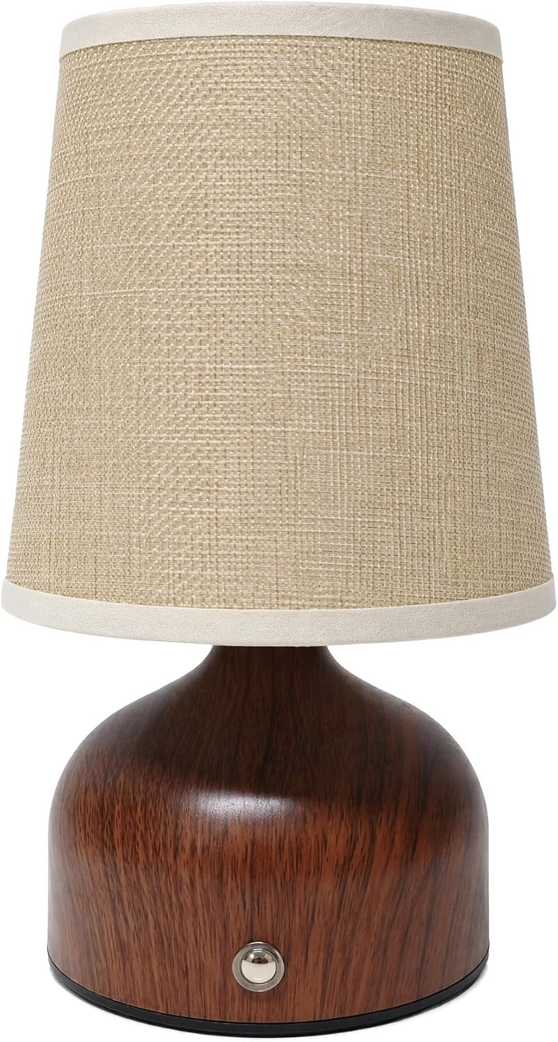 Cordless Table Lamp, USB-C Rechargeable Dimmable Bedside Light
