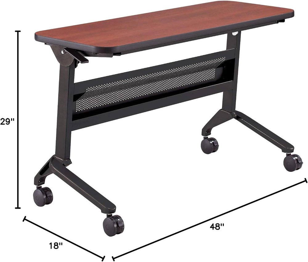 Safco Products Flip-N-Go Training Table, Biltmore Cherry