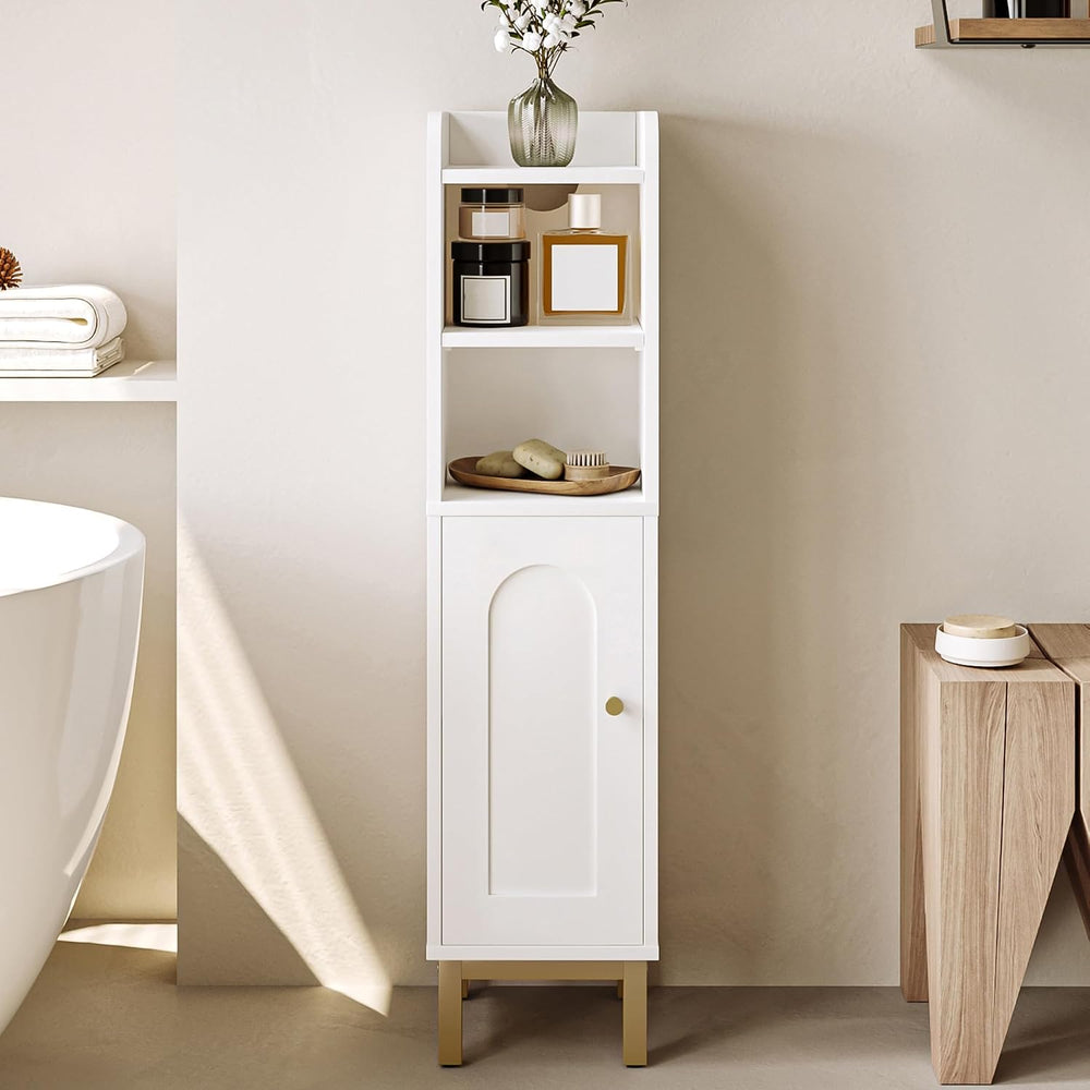 Hzuaneri Bathroom Storage Cabinet, Small Corner Floor Cabinet | Narrow Toilet...