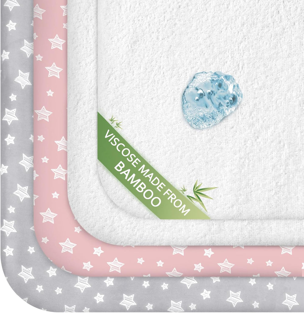 Pack and Play Sheets & Waterproof Terry Pack N Play Mattress Protector
