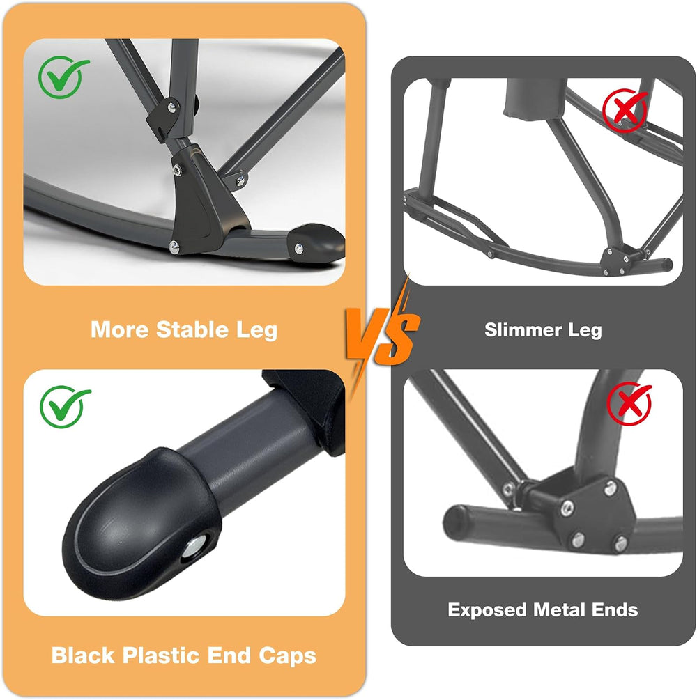 Rocking Camping Chair for Adults, Portable Chairs