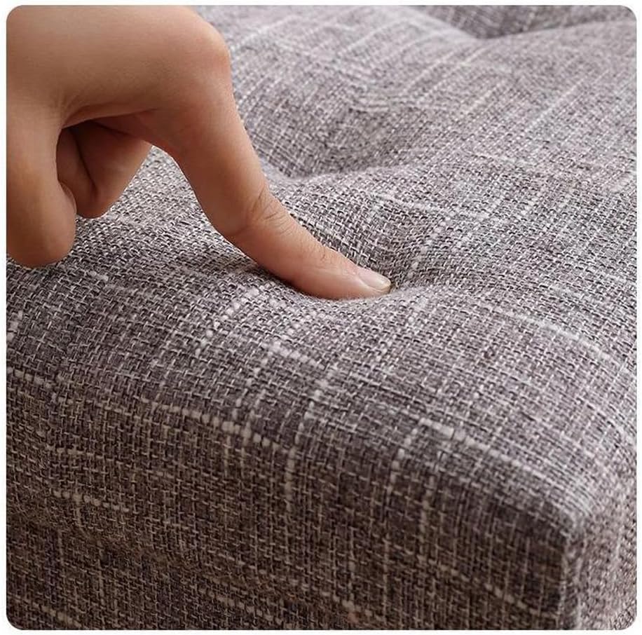 Ottoman with Storage for Living Room Bedroom,12x12inch Square Foot Rest Stool...
