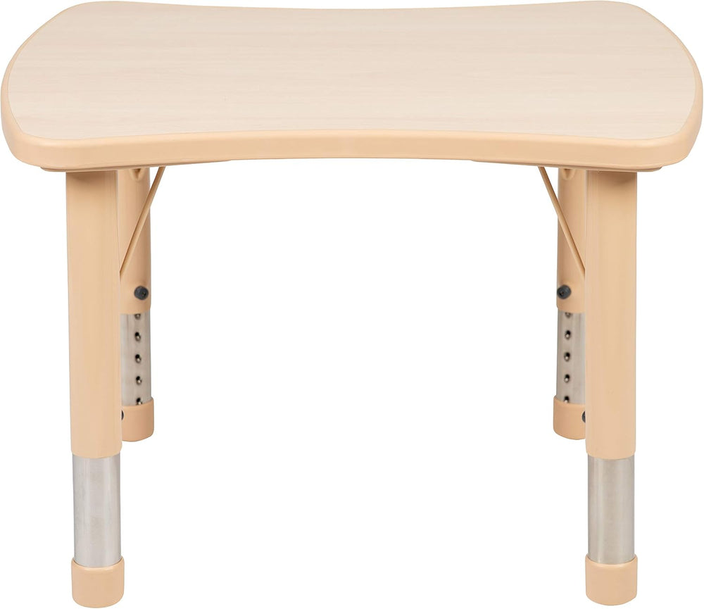 Flash Furniture Wren 21.875"W x 26.625"L Rectangular Natural Plasti...