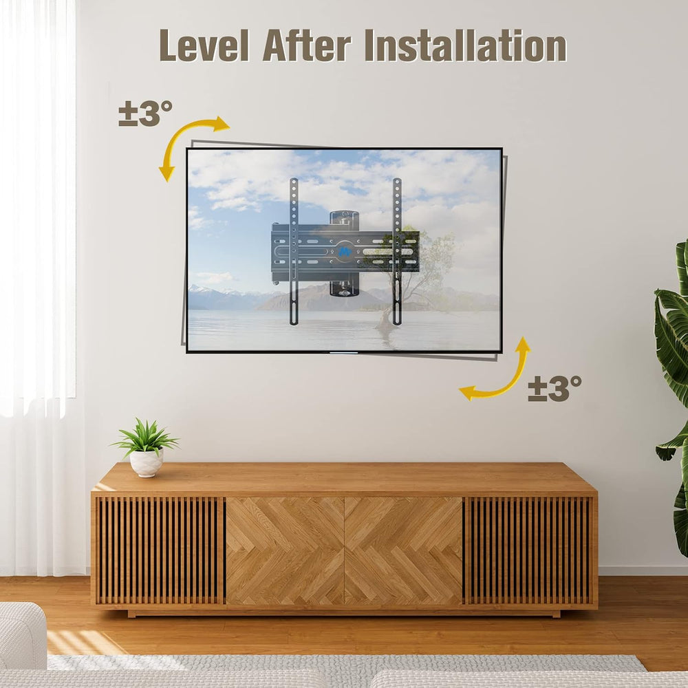 Mounting Dream TV Wall Mount Swivel and Tilt for 26-55 Inch TV up to 60 lbs |...
