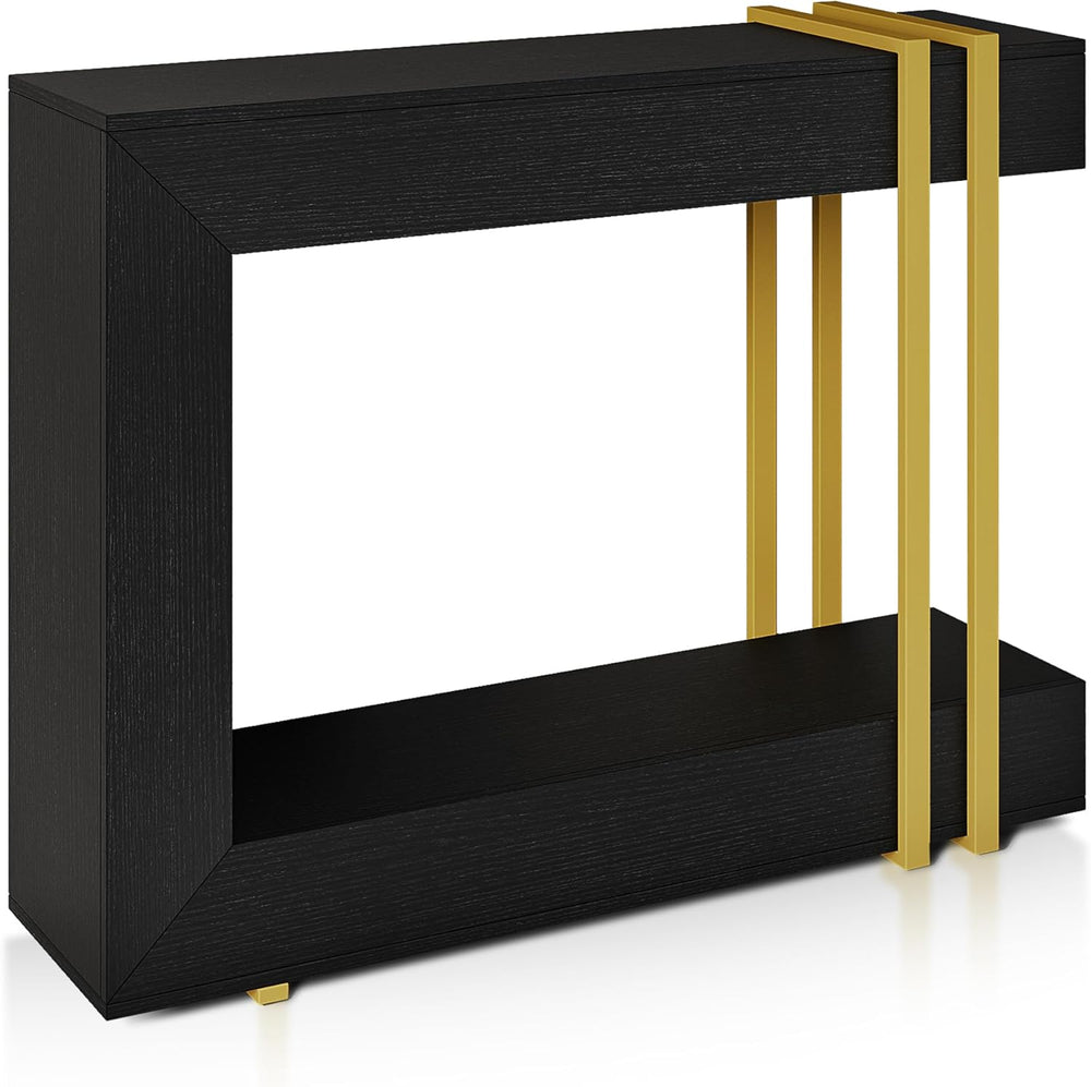 iPormis 42.5-Inch Console Table for Entryway, 2-Tier Sofa Table Behind Couch,...