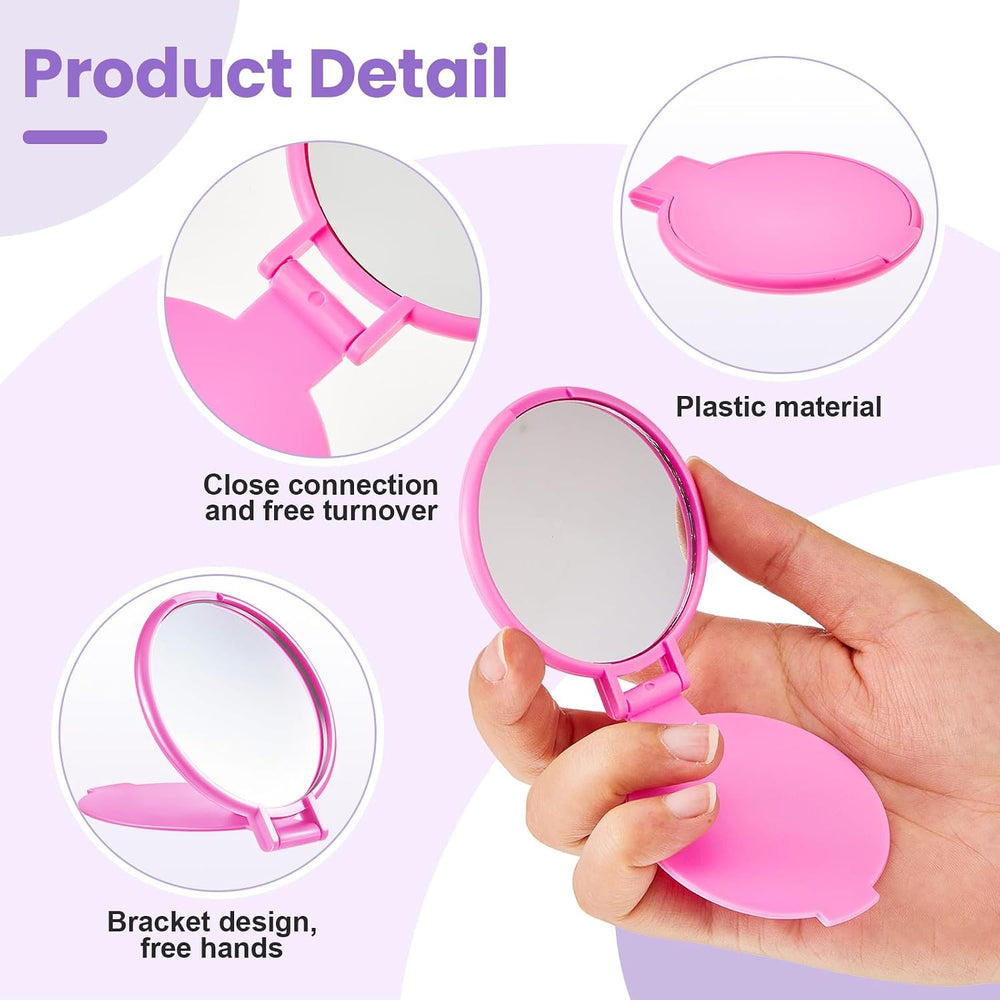 Thyle 300 Pcs Compact Mirror Bulk, Pocket Mini Folding Round Makeup Mirror fo...