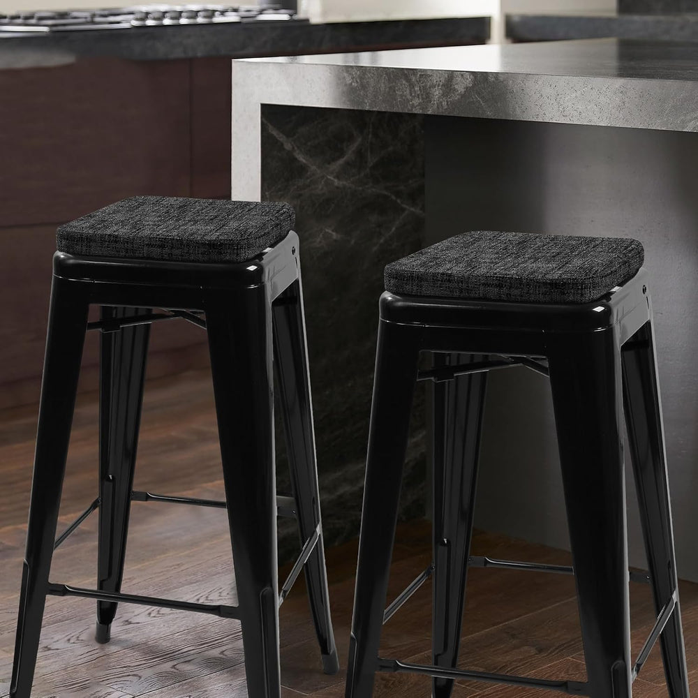 SINOSSO Magnetic Chair Pads for Metal Chairs Non-Slip, 11" Square Memory...