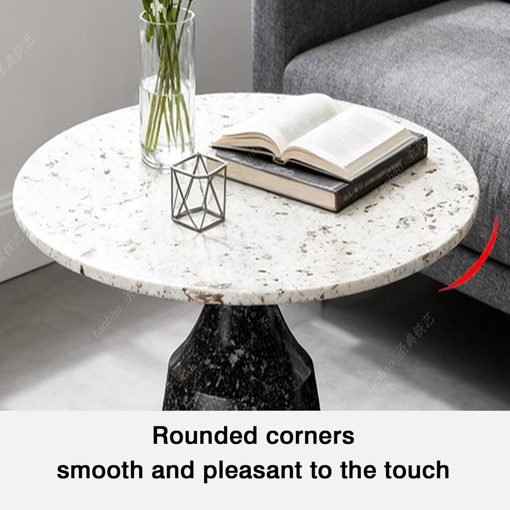 Bedside Table, Living Room Side Table or Corner Table, Small Balcony Table, S...