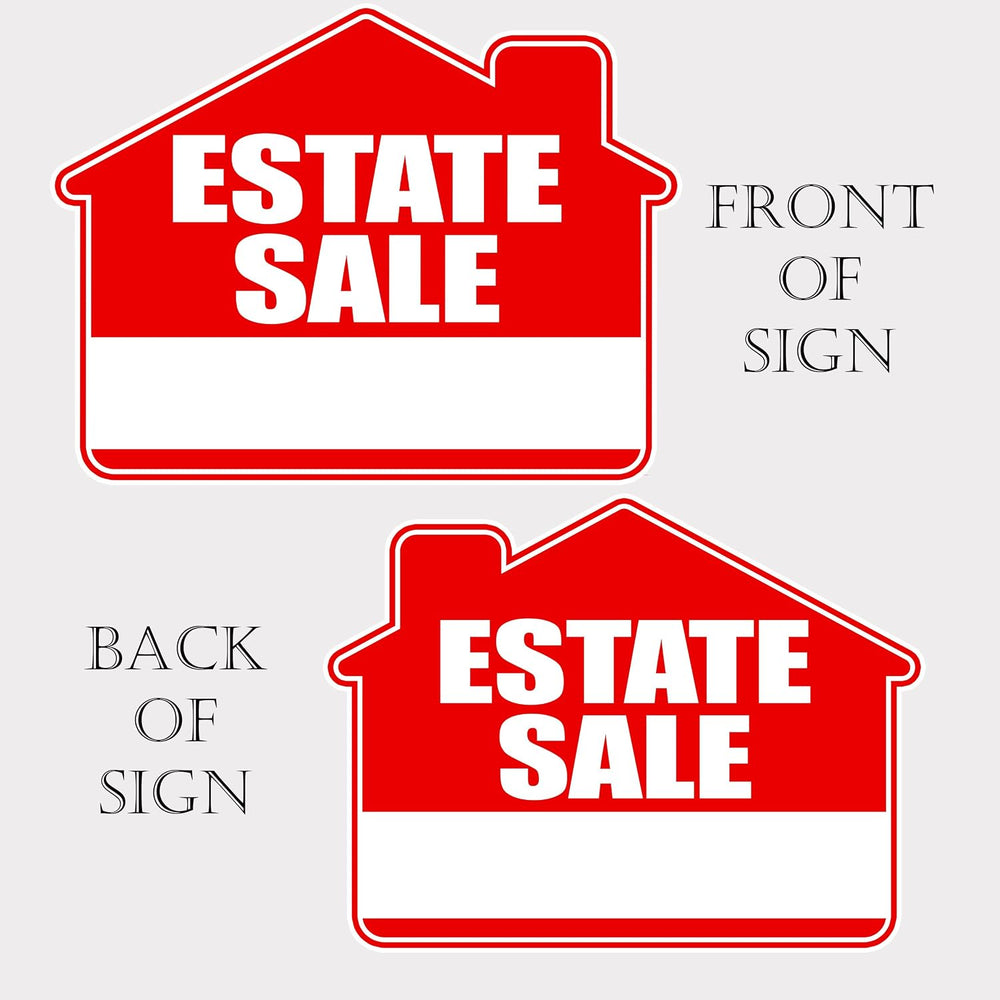 Rogue River Tactical 9 Piece Estate Sale Yard Sign Double Sided With Stake - ...