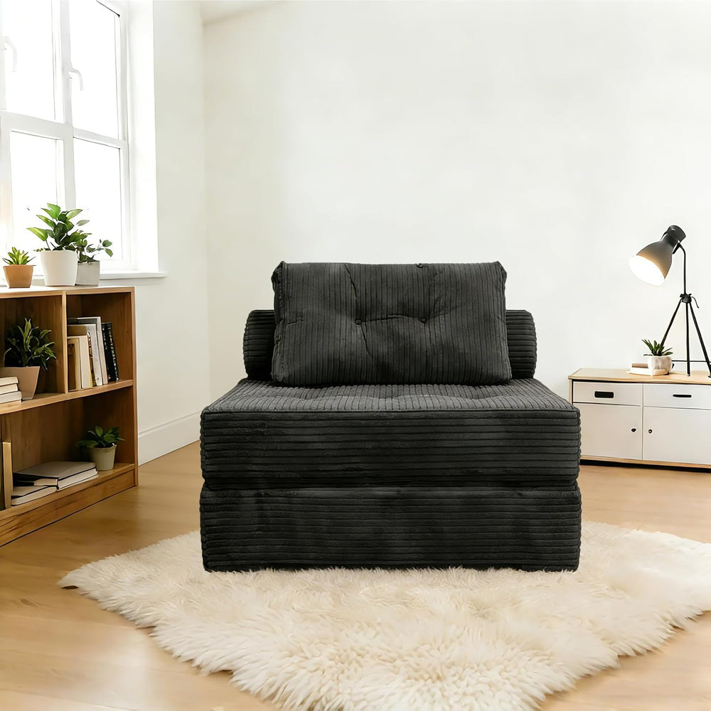 Sectional Cloud Couches, Folding Sofa Bed with Pillow, Futon Floor Couch