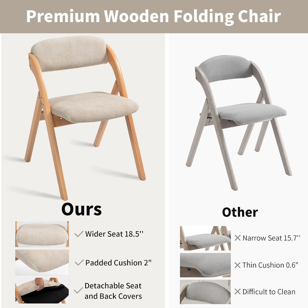 Folding Chairs with Padded Seats