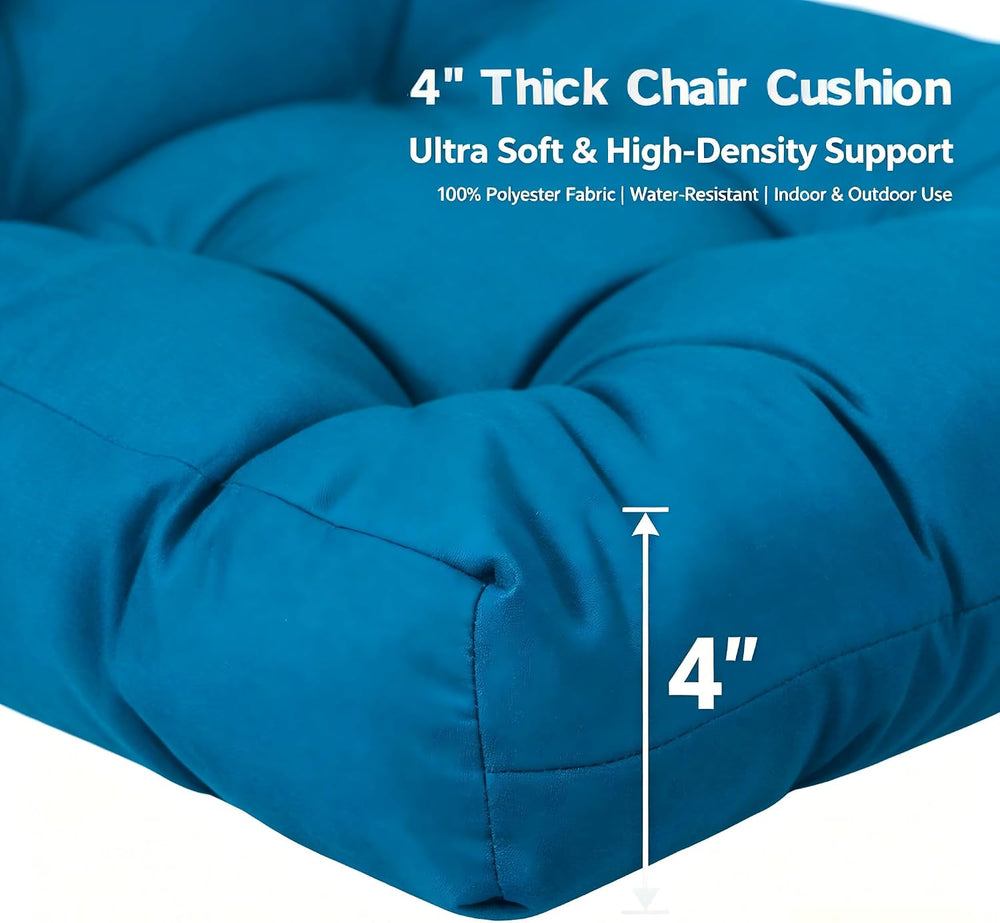 QILLOWAY Outdoor Chair Cushion for Patio Furniture, Waterproof Patio Cushions...