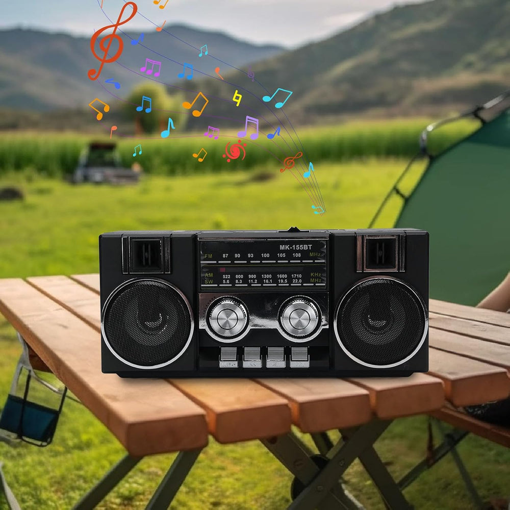 Zunate Full Band Portable Shortwave Radio, AM FM SW LW World Band Radio, Retr...