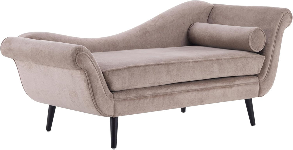 Christopher Knight Home Willer Velvet Upholstered Chaise Lounge Chair Indoor,...