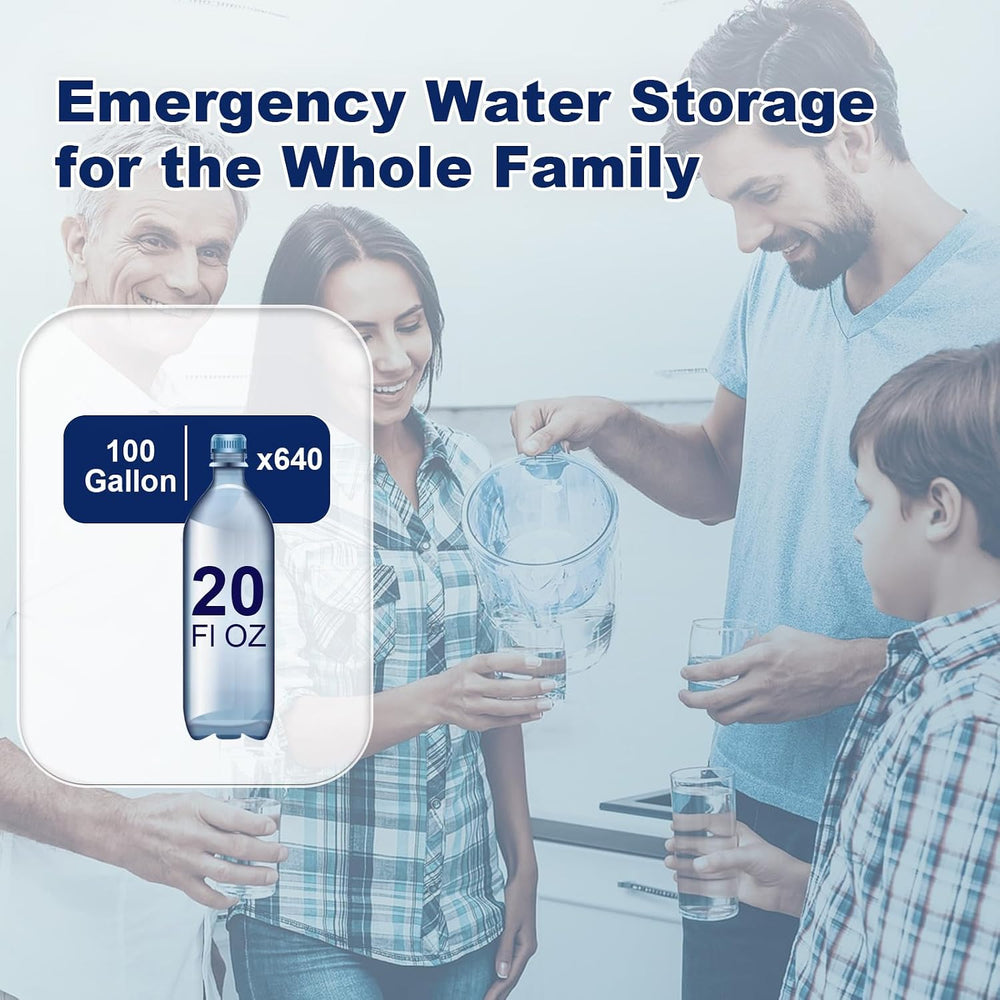 Godwolf Bathtub Drinking Water Bladder, Emergency Water Storage Bladder 100 G...