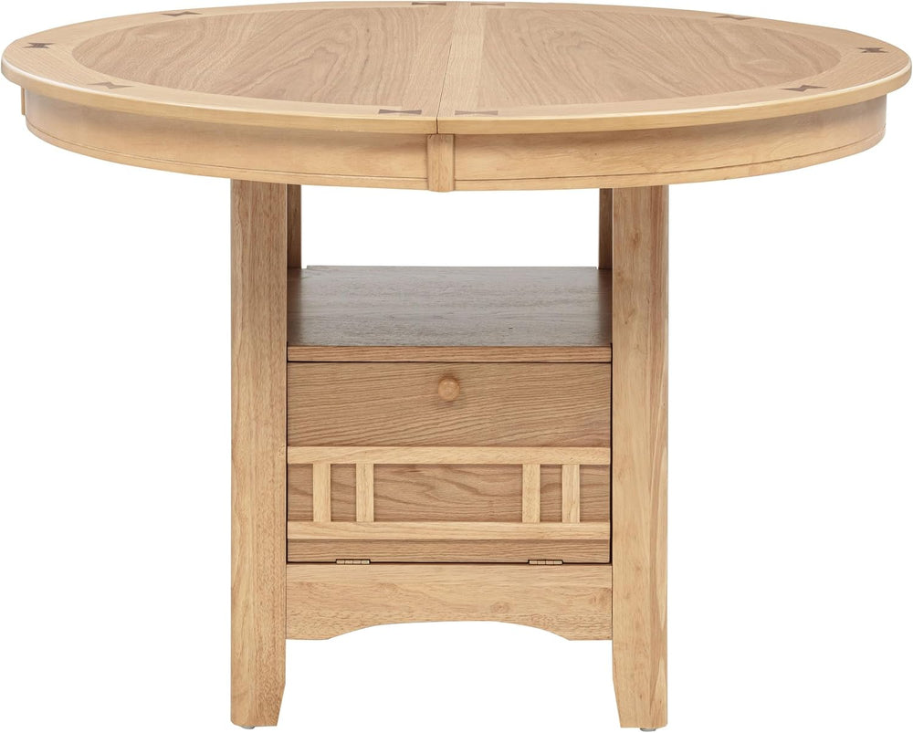 Coaster Home Furnishings - LAVON - Wood - Oval Extendable Dining Table with 1...