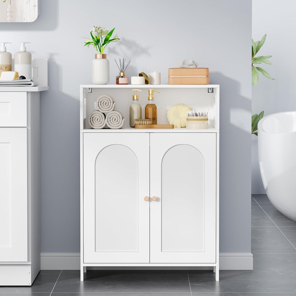 BEWISHOME Bathroom Storage Cabinet, Bathroom Floor Storage Cabinet, Freestand...