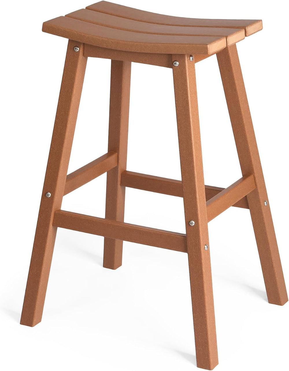 WestinTrends Malibu 29 Inch Outdoor Bar Stools, All Weather Resistant Poly Lu...