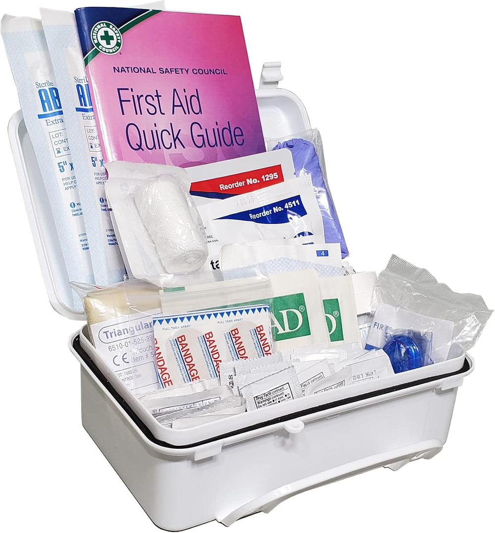 DOT OSHA ANSI Compliant Kit with Shield USA Made 2.5lb 1A10BC Fire Extinguish...