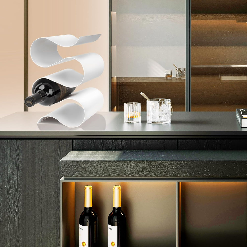 Wine Rack Countertop, Creativity Modern Small Wine Holder | Metal Wine Displa...