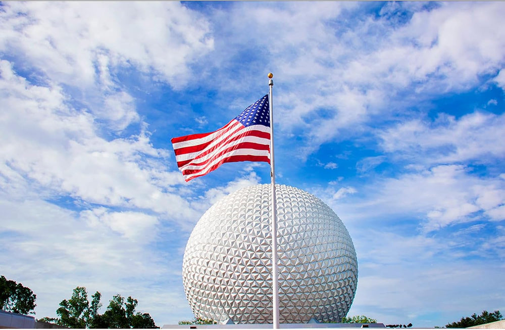 SYII American Flag 3x5 Ft TearProof Series for Outside, Heavy Duty Tough Spun...