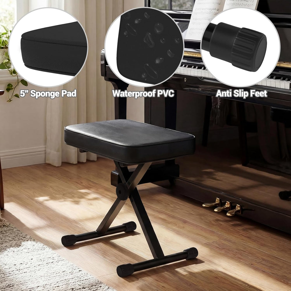 DUMOS Plastic Folding Chairs with Sturdy Metal Frame for Home