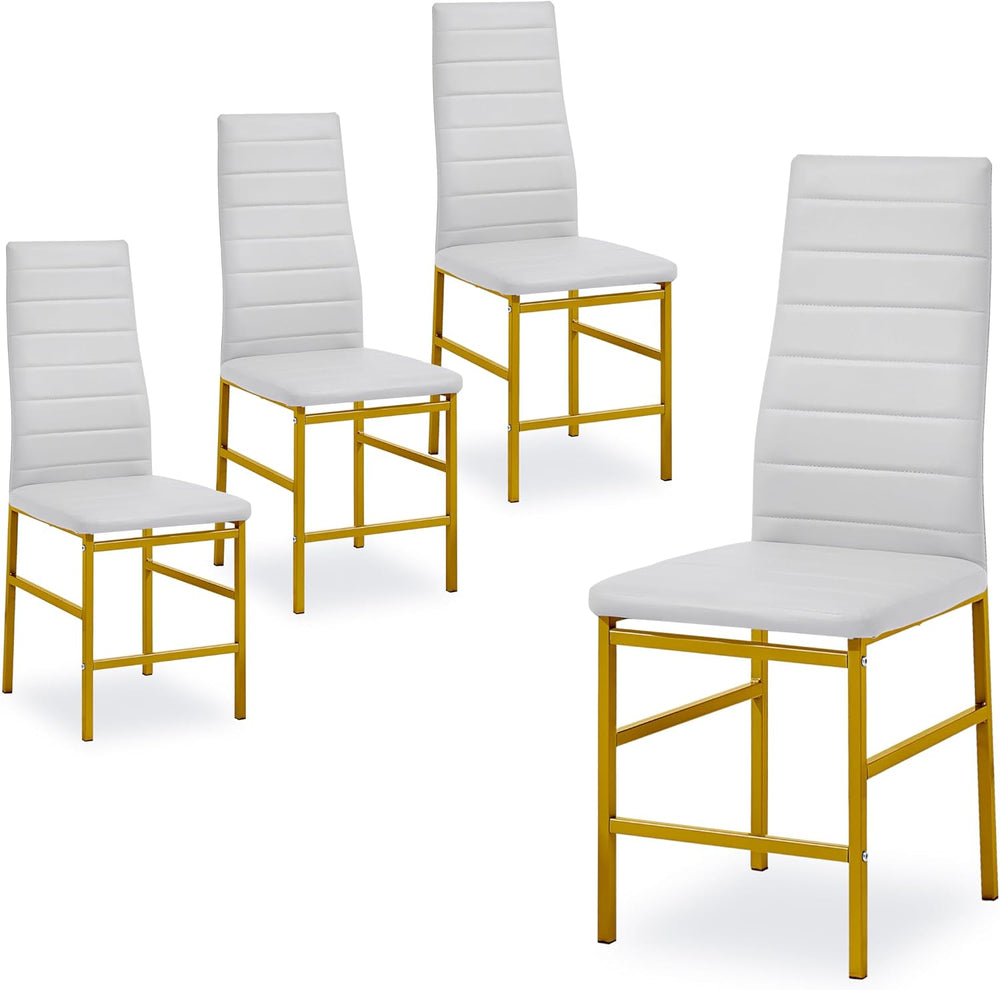 Dining Chairs Set of 4 Kitchen Chairs Armless Side Chair for Livign Room Dinn...
