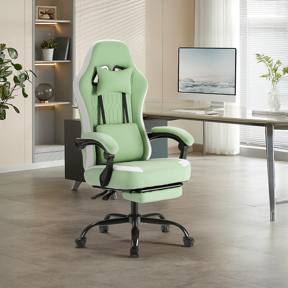 Sweetcrispy Gaming Chair, Ergonomic Computer Desk Chair, Lumbar Support | Hig...