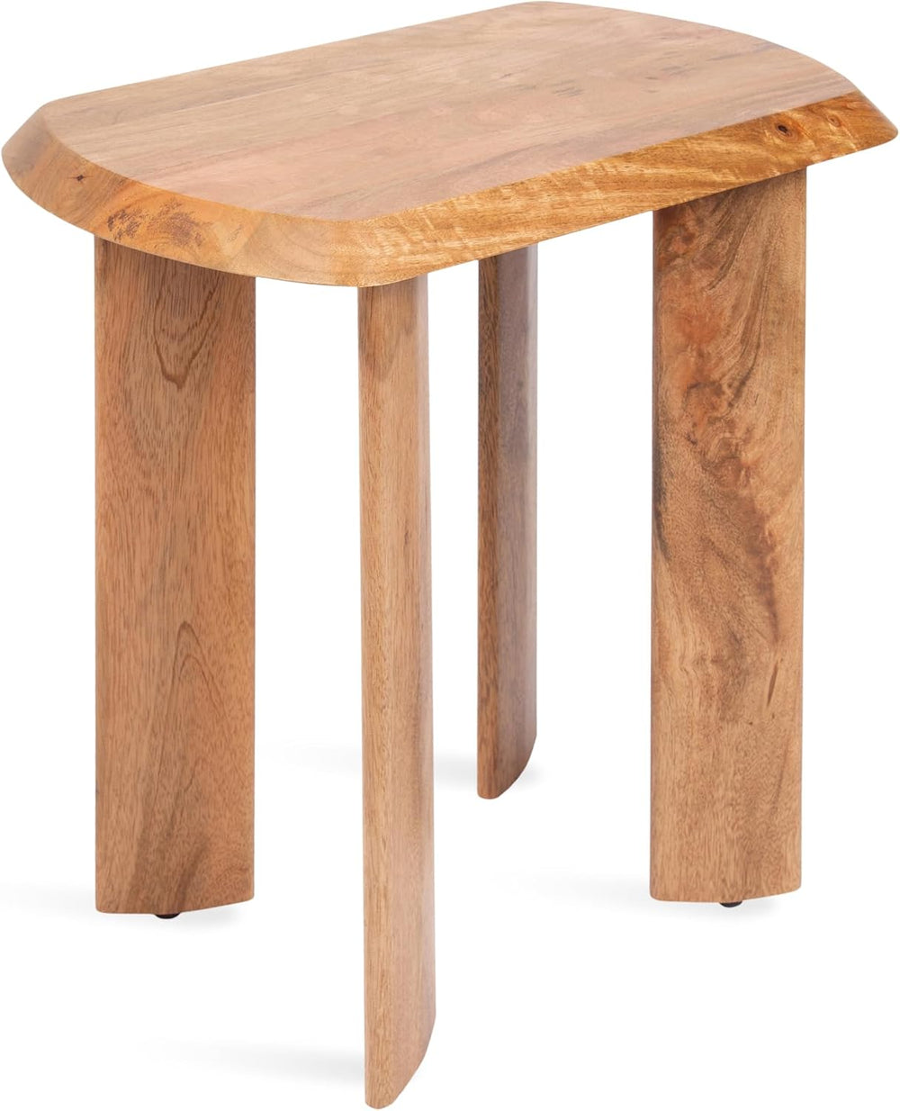 Kate and Laurel Vaux Modern Mango Wood Rectangular Side Table, 22 x 14 x 22, ...