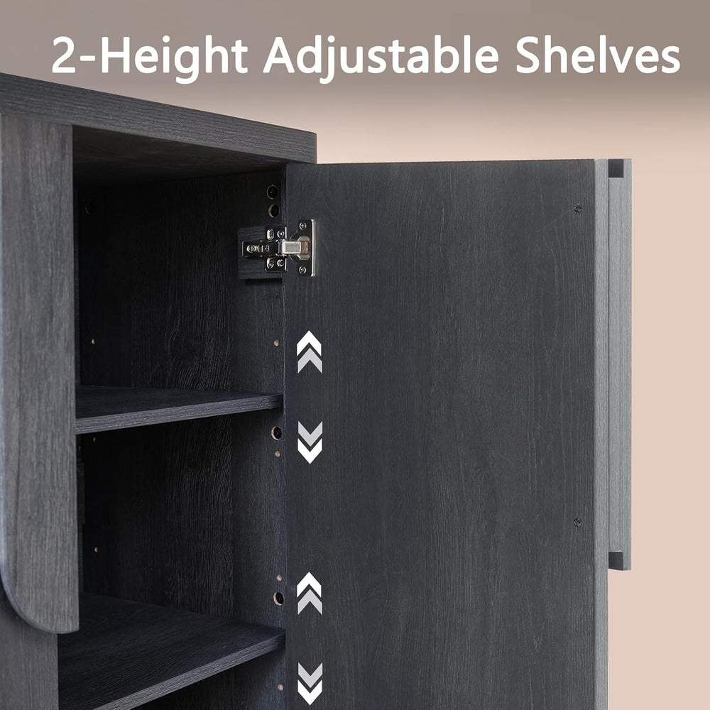 62.28'' Sideboard Buffet Cabinet W/Storage, Modern Accent Cabinets W/...