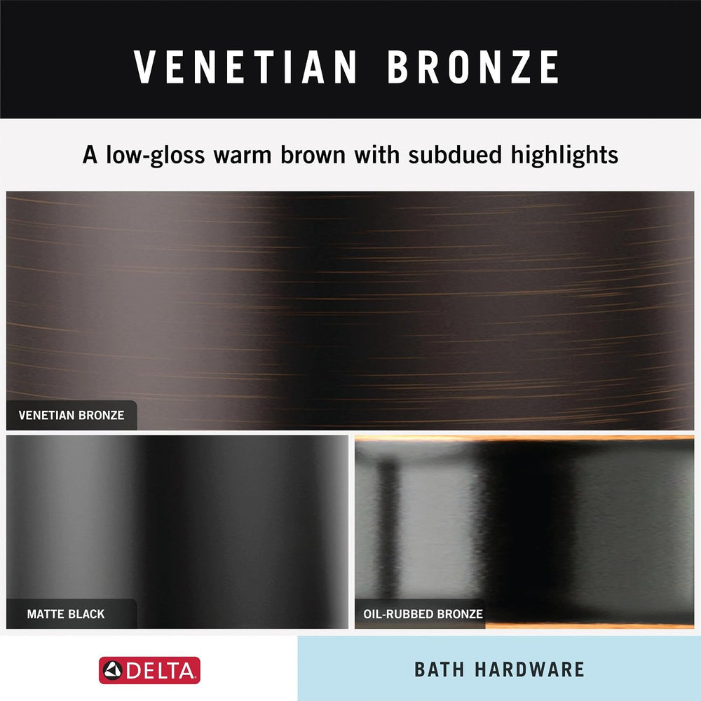 Delta Hand Towel Holder | Venetian Bronze Ring for Hanging Towels in Kitchen,...