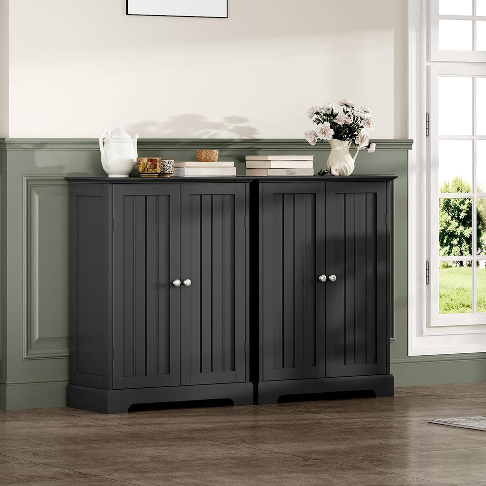 ChooChoo Bathroom Floor Cabinet with 2 Doors and Adjustable Shelves