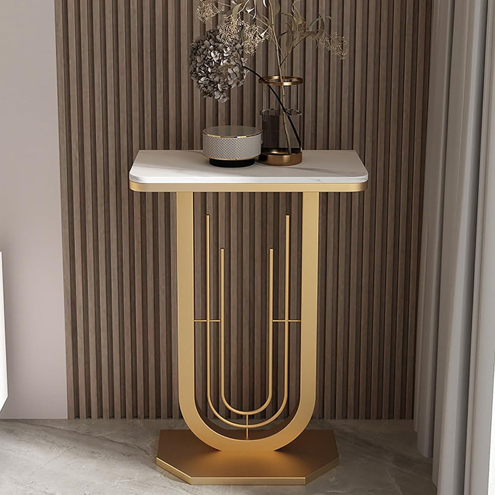 Thin Entryway Table Iron Console Table Modern Console Accent Tables for Hotel...