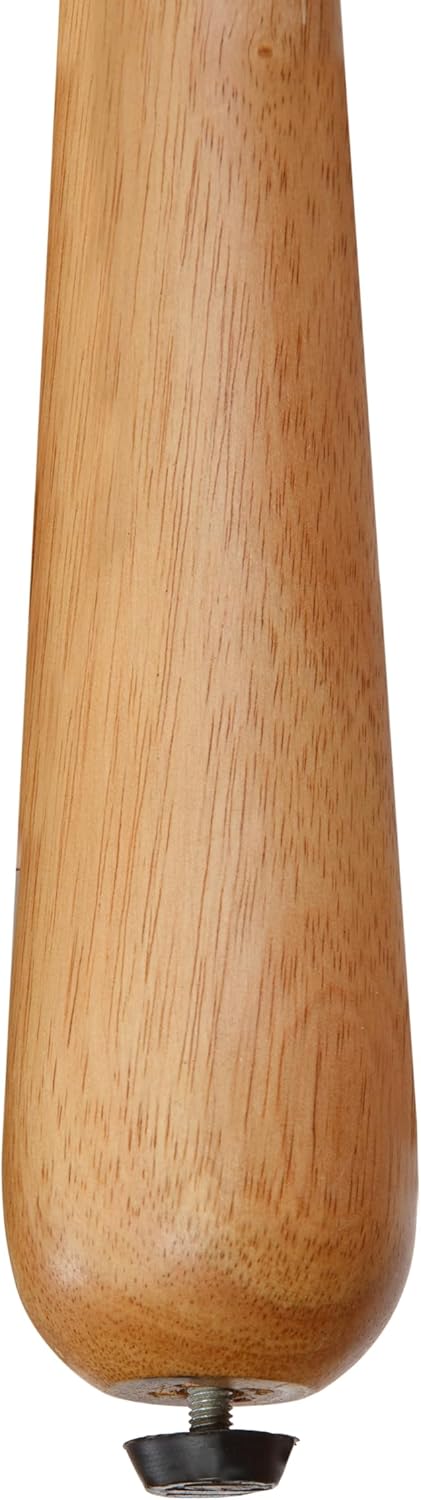 Harbor Oak 20" Round Oak Wood End Table with Seagrass Accents and Shelf ...