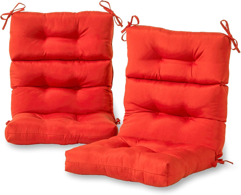 Greendale Home Fashions Outdoor 44x22-inch High Back Chair Cushions (Set of 2...