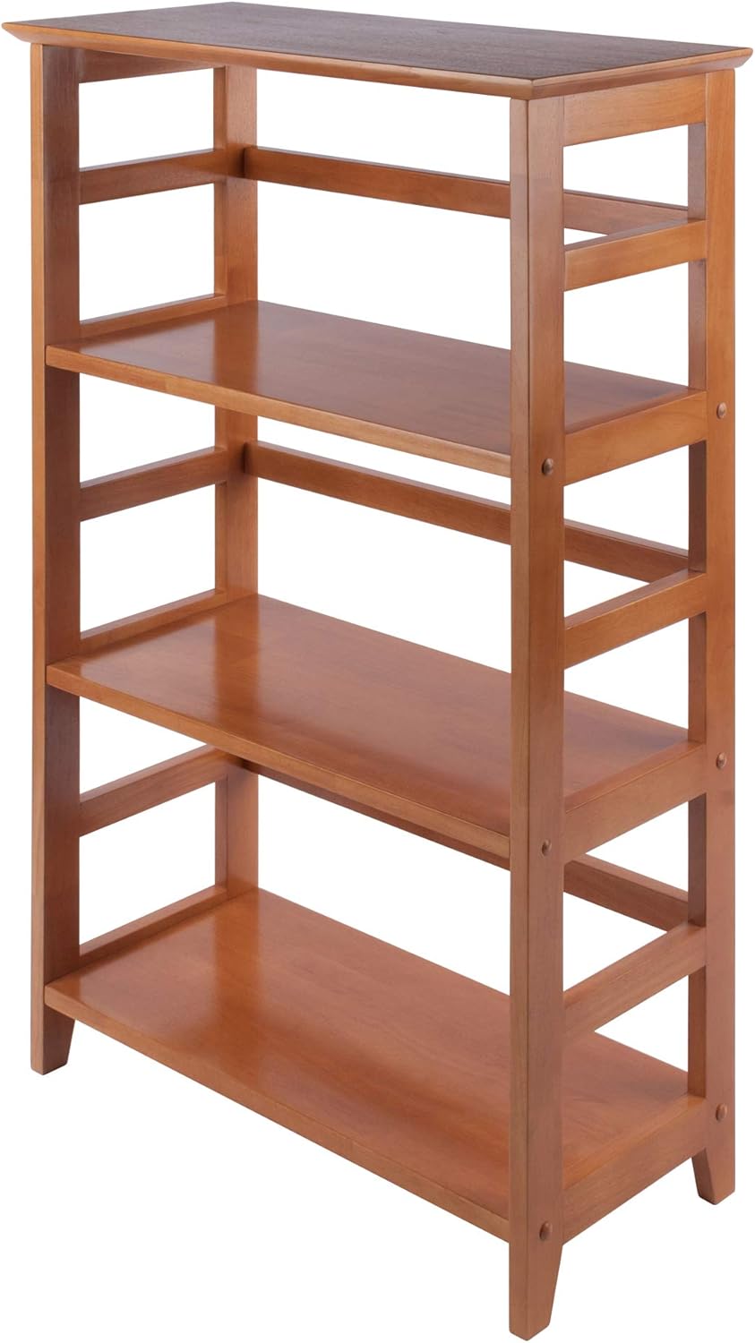 Winsome Studio 3-Tier Bookshelf, Honey Pine, 42"