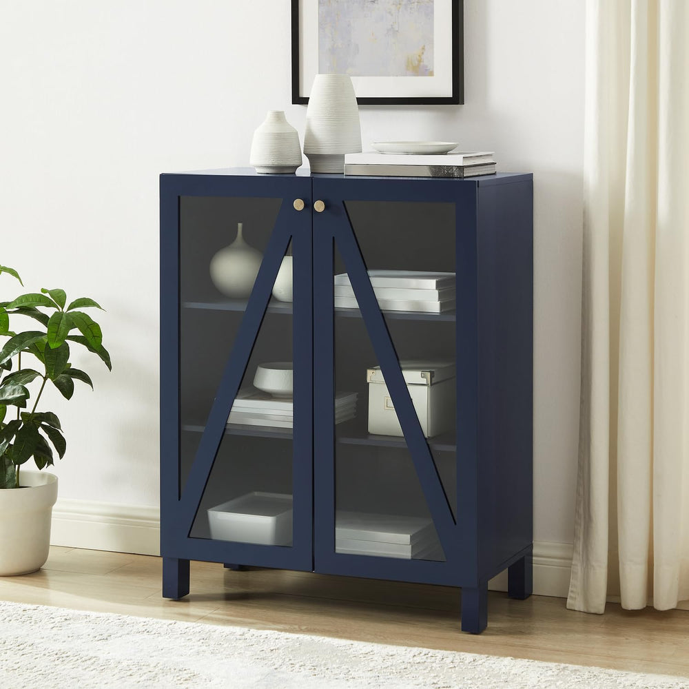 HomeStock Medieval Moods Stackable Storage Pantry Navy