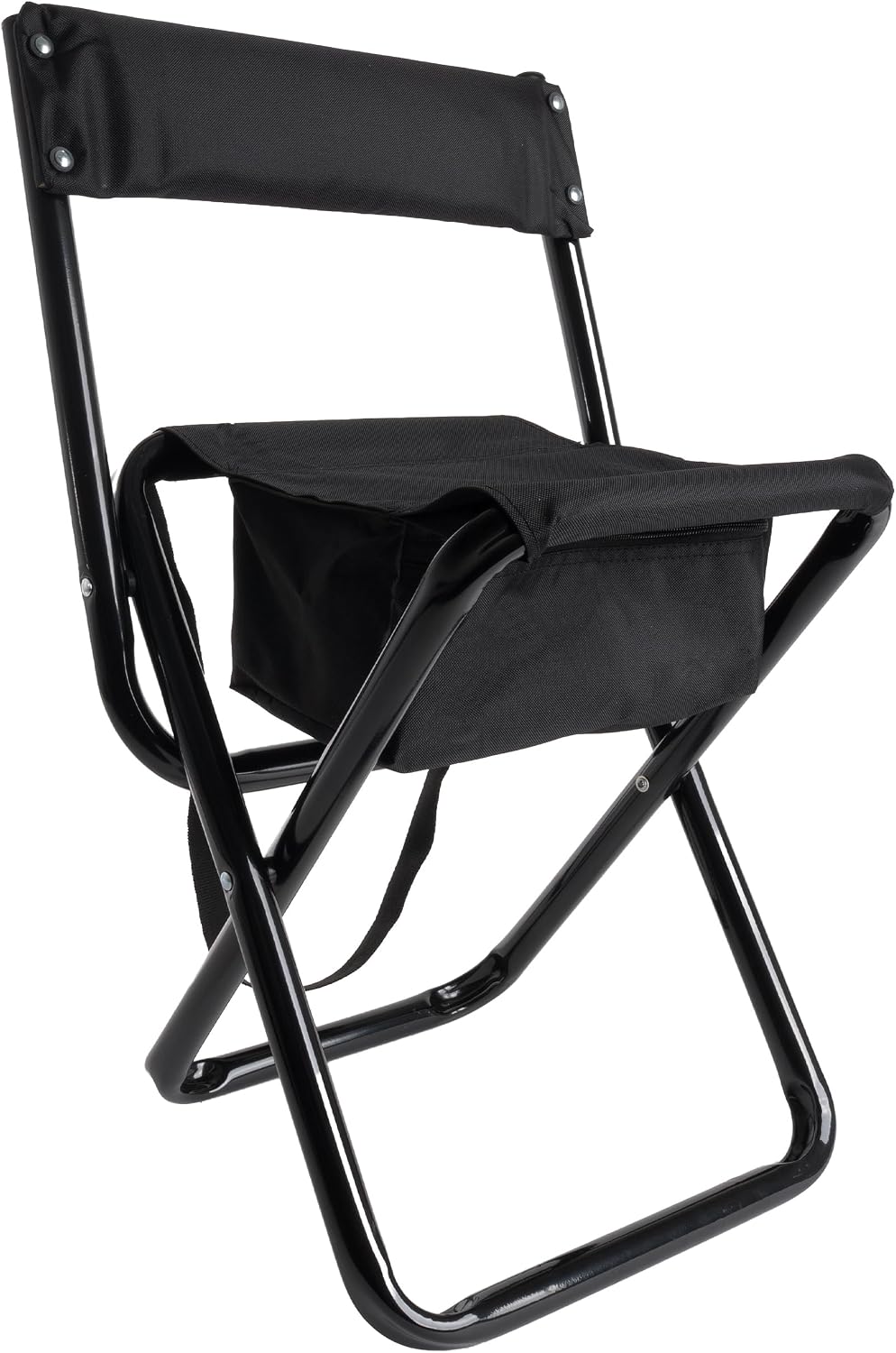 Rothco Deluxe Folding Stool with Back & Pouch - Portable Seating for Outd...